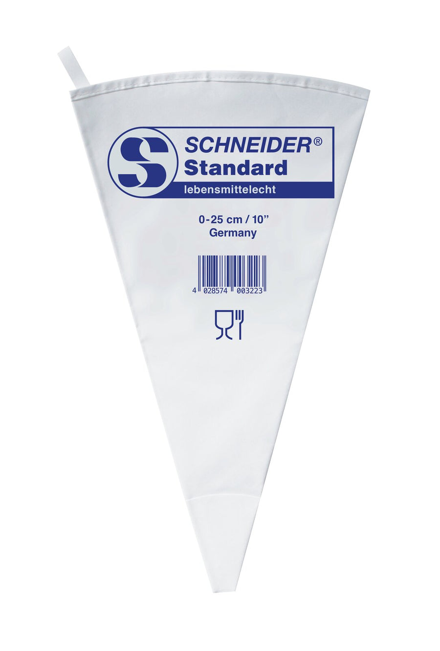 Schneider Sıkma Torbası 0-25 cm - Standart, "Schneider" Baskılı: Mavi